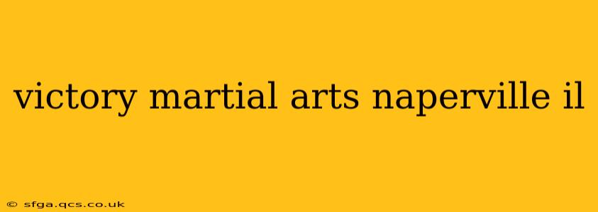 victory martial arts naperville il