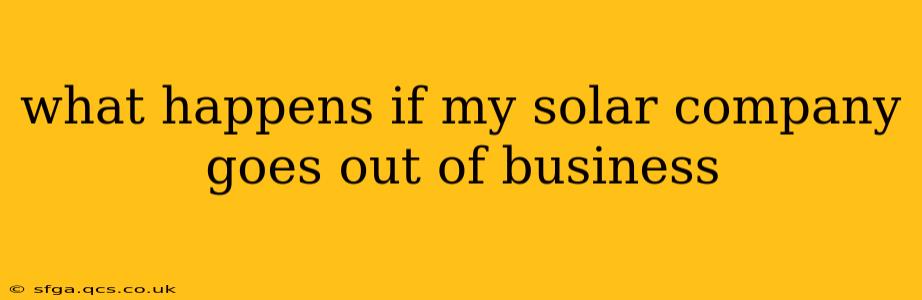 what happens if my solar company goes out of business