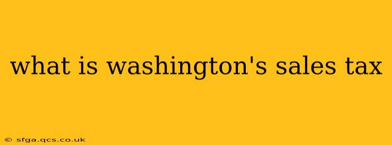 what is washington's sales tax