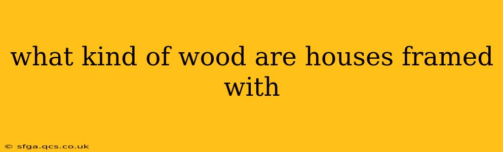 what kind of wood are houses framed with