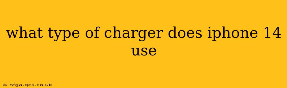 what type of charger does iphone 14 use