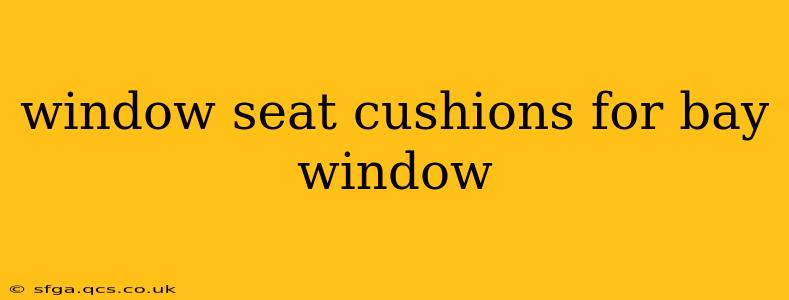 window seat cushions for bay window