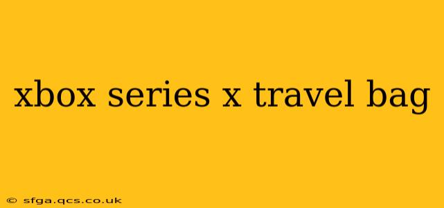 xbox series x travel bag