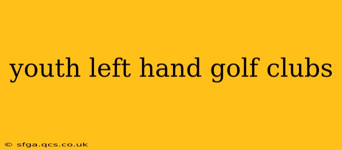 youth left hand golf clubs
